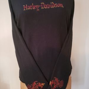 Harley Davidson logo sweater
